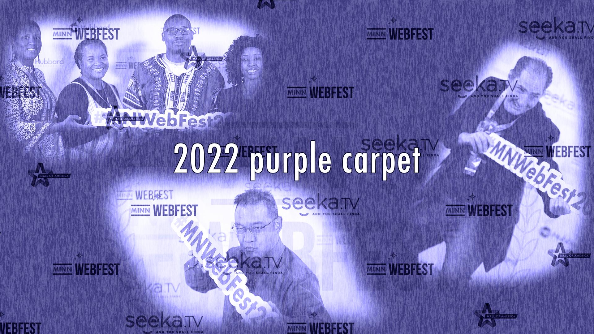 Minnesota WebFest Purple Carpet