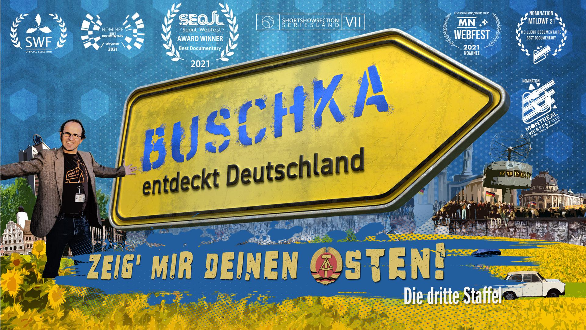 Buschka discovers Germany - Show Me Your East Side! (S03/E04 feat. former GDR civil rights activist Heiko Lietz, Schwerin) Buschka discovers Germany - Show Me Your East Side! (S03/E04 feat. former GDR civil rights activist Heiko Lietz, Schwerin)
